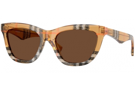 Gafas de Sol - Burberry - BE4435 - 414673  SAND CHECKERED // DARK BROWN