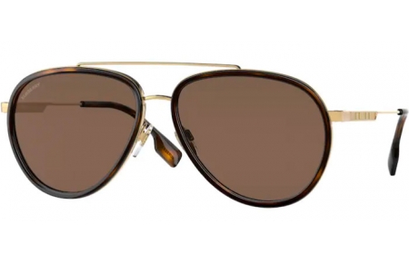 Gafas de Sol - Burberry - BE3125 OLIVER - 101773 GOLD // DARK BROWN