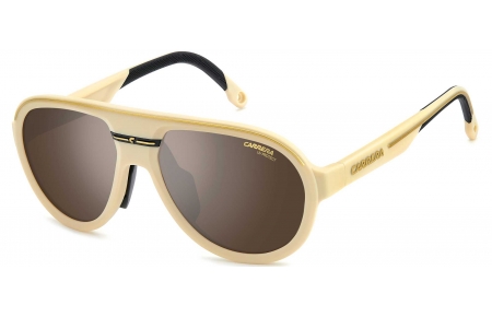 Gafas de Sol - Carrera - C SPORT 09/S - BGH (T4) MATTE BEIGE GOLD // SILVER MIRROR