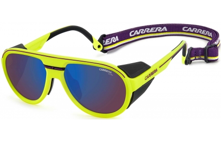 Gafas de Sol - Carrera - C SPORT 09/S/XT - 4CW (MG) YELLOW BLACK //  VIOLET HIGH CONTRAST BLUE FILTER