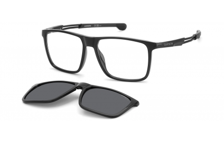 Monturas - Carrera - CA 4020/CS - 807 (M9) BLACK // CLEAR + CLIP ON GREY POLARIZED