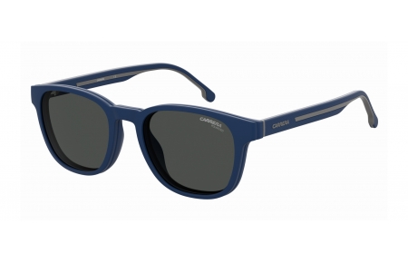 Monturas - Carrera - CA8062/CS - 4NZ (M9) MATTE BLUE GREY // CLEAR + CLIP ON GREY POLARIZED