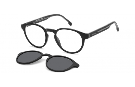 Monturas - Carrera - CA 8066/CS - 08A (M9) BLACK GREY // CLEAR + CLIP ON GREY POLARIZED