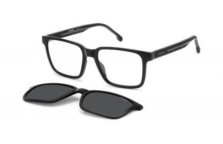 Monturas - Carrera - CA 8069/CS - 08A (M9) BLACK GREY // CLEAR + CLIP ON GREY POLARIZED