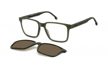 Monturas - Carrera - CA 8069/CS - TBO (SP) MILITARY GREEN // CLEAR + CLIP ON BRONZE POLARIZED