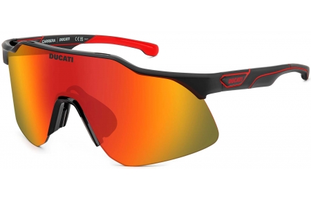 Gafas de Sol - Carrera - CARRERA DUCATI CARDUC 060/S - 003 (UZ) BLACK RED // RED MIRROR