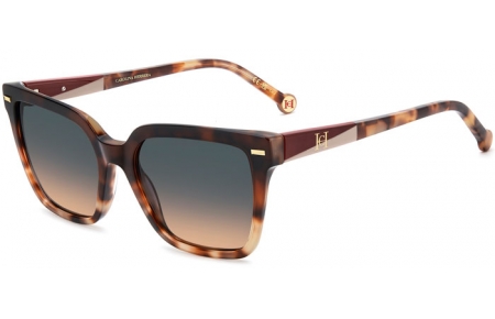Gafas de Sol - Carolina Herrera - HER 0361/S - 3ZK (TH) BURGUNDY HAVANA GOLD // GREEN GRADIENT ORANGE