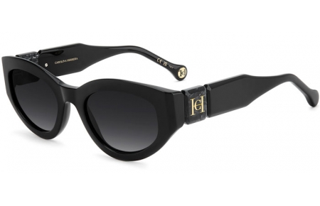 Gafas de Sol - Carolina Herrera - HER 0370/S - 807 (9O) BLACK // DARK GREY GRADIENT