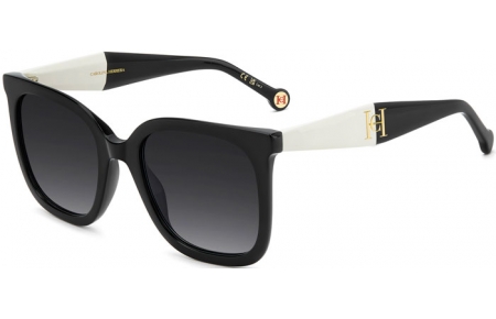 Gafas de Sol - Carolina Herrera - HER 0375/G/S - 80S (9O) BLACK WHITE // DARK GREY GRADIENT
