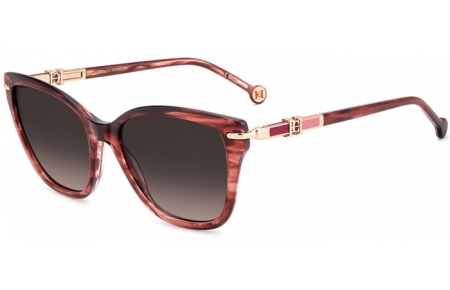 Sunglasses - Carolina Herrera - HER 0379/S - 573 (HA) RED HORN // BROWN GRADIENT
