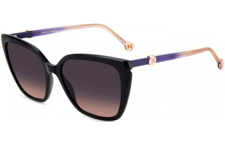 Gafas de Sol - Carolina Herrera - HER 0385/S - OFE (TP) PLUM BLACK // FULMINI MULTILAYER GREEN