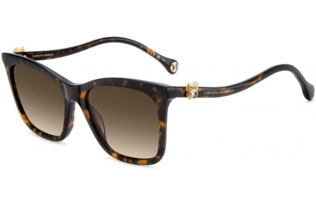 Gafas de Sol - Carolina Herrera - HER 0394/G/S - 086 (HA) DARK HAVANA // BROWN GRADIENT