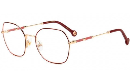 Monturas - Carolina Herrera - HER 0173 - NOA GOLD BURGUNDY