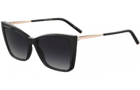 Lunettes de soleil - Carolina Herrera - HER 0180/S - 2M2 (9O) BLACK GOLD // DARK GREY GRADIENT