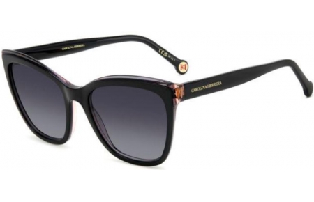Lunettes de soleil - Carolina Herrera - HER 0188/S - KDX (9O) BLACK NUDE // DARK GREY GRADIENT