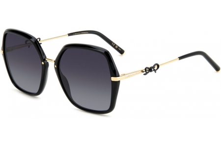 Lunettes de soleil - Carolina Herrera - HER 0217/S - 2M2 (9O) BLACK GOLD // DARK GREY GRADIENT