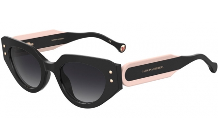 Lunettes de soleil - Carolina Herrera - HER 0221/G/S - 3H2 (9O) BLACK PINK // DARK GREY GRADIENT