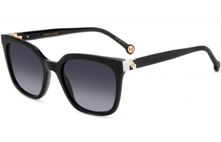 Lunettes de soleil - Carolina Herrera - HER 0236/S - 80S (9O) BLACK WHITE // DARK GREY GRADIENT