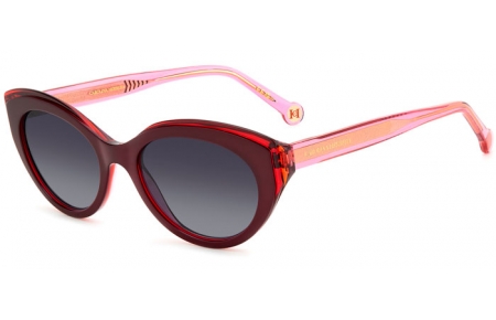 Lunettes de soleil - Carolina Herrera - HER 0250/S - 0T5 (9O) BURGUNDY PINK // GREY GRADIENT