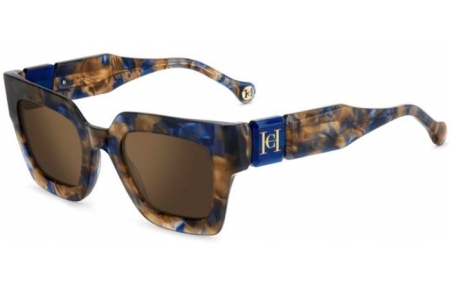 Gafas de Sol - Carolina Herrera - HER 0328/S - JBW (VP) BLUE HAVANA // GOLD MIRROR