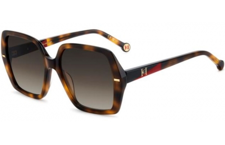 Lunettes de soleil - Carolina Herrera - HER 0332/G/S - 086 (HA) DARK HAVANA // BROWN GRADIENT