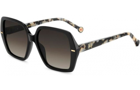 Gafas de Sol - Carolina Herrera - HER 0332/G/S - TCB (HA) BLACK WHITE HAVANA // BROWN GRADIENT