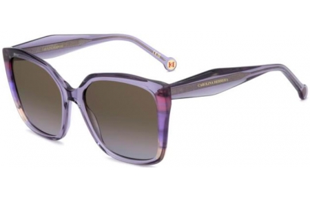 Sunglasses - Carolina Herrera - HER 0339/S - 789 (QR) LILAC // BROWN GRADIENT VIOLET