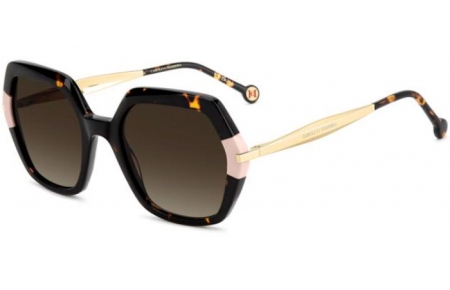 Sunglasses - Carolina Herrera - HER 0347/S - 086 (HA) DARK HAVANA // BROWN GRADIENT