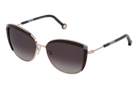 Gafas de Sol - Carolina Herrera - SHE149 - 300K  SHINY ROSE GOLD BLACK // GREY GRADIENT