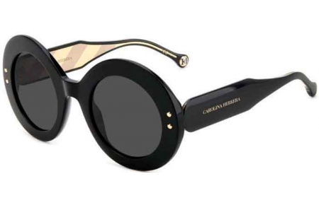 Sunglasses - Carolina Herrera - HER 0081/S - 807 (IR) BLACK // GREY
