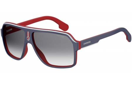 Gafas de Sol - Carrera - CARRERA 1001/S - 8RU (9O) BLUE  RED WHITE // DARK GREY GRADIENT