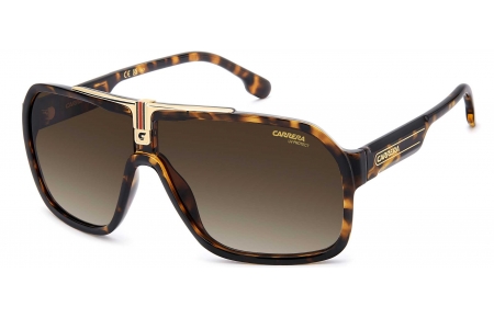 Gafas de Sol - Carrera - CARRERA 1014/S - 086 (HA) DARK HAVANA // BROWN GRADIENT