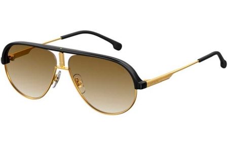 Sunglasses - Carrera - CARRERA 1017/S - 2M2 (86) BLACK GOLD // BLACK BROWN GREEN ANTIREFLECTION