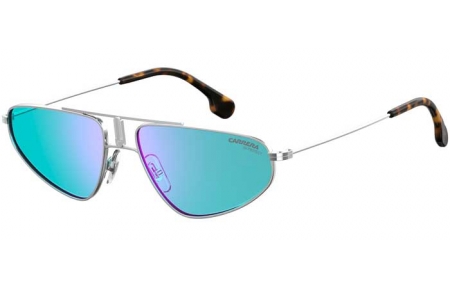 Lunettes de soleil - Carrera - CARRERA 1021/S - 010 (2Y) PALLADIUM // BLUE MIRROR
