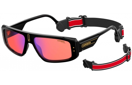 Gafas de Sol - Carrera - CARRERA 1022/S - 71C (UZ) BLACK YELLOW // RED MIRROR