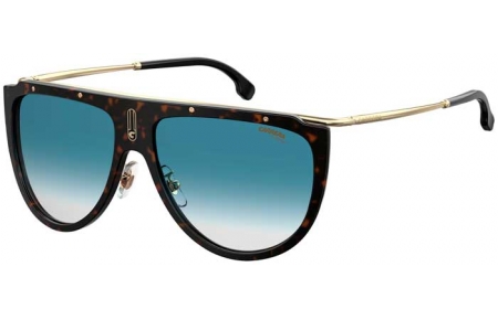 Sunglasses - Carrera - CARRERA 1023/S - 086 (08) DARK HAVANA // DARK BLUE GRADIENT