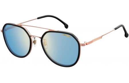 Gafas de Sol - Carrera - CARRERA 1028/GS - 26S (2Y) BLACK GOLD COPPER // BLUE MIRROR