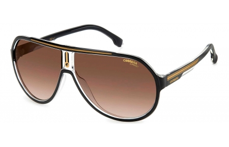 Gafas de Sol - Carrera - CARRERA 1057/S - 2M2 (HA) BLACK GOLD // BROWN GRADIENT