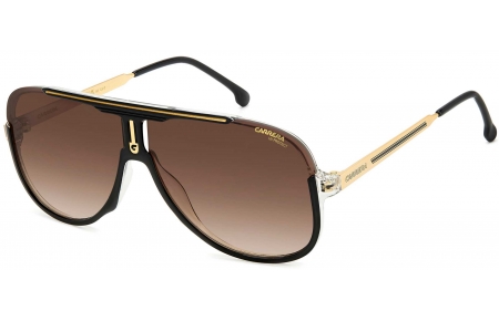 Gafas de Sol - Carrera - CARRERA 1059/S - 2M2 (HA) BLACK GOLD // BROWN GRADIENT