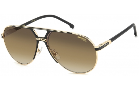Gafas de Sol - Carrera - CARRERA 1089/S - I46 (N4) MATTE BLACK GOLD // BROWN GRADIENT BRICK