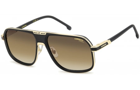Gafas de Sol - Carrera - CARRERA 1090/S - I46 (N4) MATTE BLACK GOLD // BROWN GRADIENT BRICK