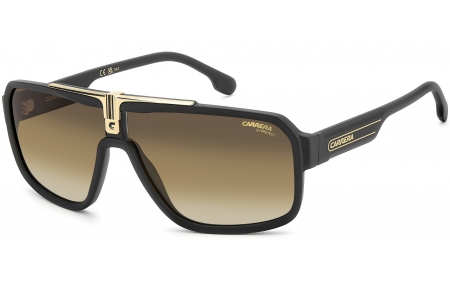 Gafas de Sol - Carrera - CARRERA 1091/S - I46 (N4) MATTE BLACK GOLD // BROWN GRADIENT BRICK