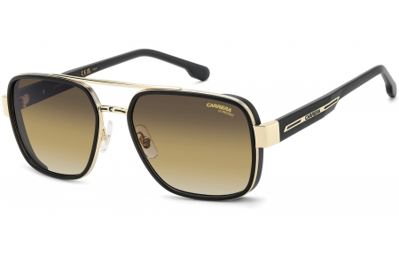 Gafas de Sol - Carrera - CARRERA 1092/S - I46 (N4) MATTE BLACK GOLD // BROWN GRADIENT BRICK