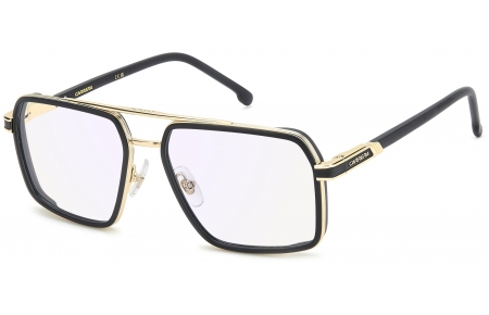 Monturas - Carrera - CARRERA 1146 - 003 (2Y) MATTE BLACK GOLD // LIGHT BLUE MIRROR