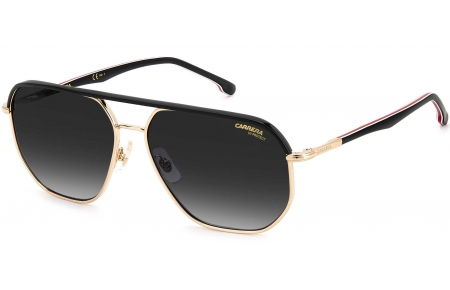Gafas de Sol - Carrera - CARRERA 304/S - W97 (9O) GOLD STRIPED BLACK // DARK GREY GRADIENT