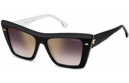 Gafas de Sol - Carrera - CARRERA 3046/S - 80S (YK) BLACK WHITE // BURGUNDY GRADIENT GOLD MIRROR