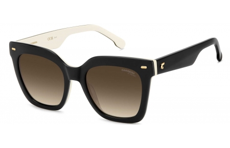 Gafas de Sol - Carrera - CARRERA 3086/S - 80S (HA) BLACK WHITE // BROWN GRADIENT