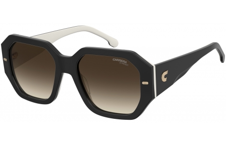 Gafas de Sol - Carrera - CARRERA 3109/S - 80S (HA) BLACK WHITE // BROWN GRADIENT
