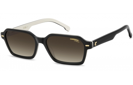 Gafas de Sol - Carrera - CARRERA 3114/S - 80S (HA) BLACK WHITE // BROWN GRADIENT