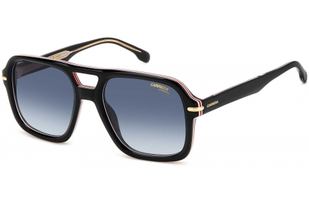 Gafas de Sol - Carrera - CARRERA 317/S - M4P (08) STRIPED BLACK // DARK BLUE GRADIENT